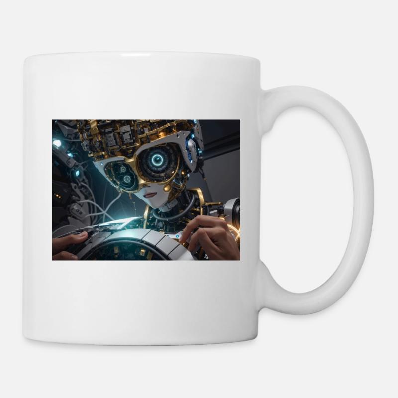 Synthesis of the future of technology - Mug - white