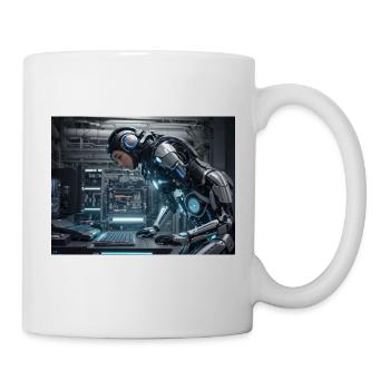Synthesis of the future of technology - Mug - white - Right