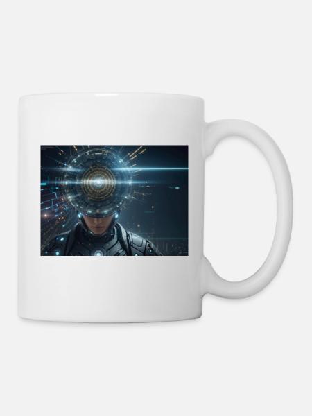 Synthesis of the future of technology - Mug - white