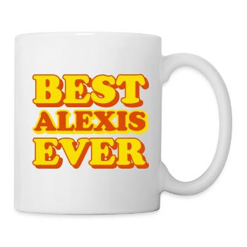 Alexis Vorname lustiges Geschenk - Tasse - Weiß - Rechts