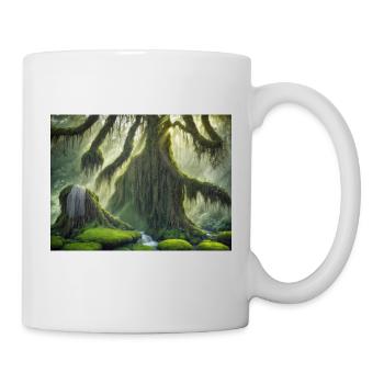 Whispering trees - Mug - white - Right