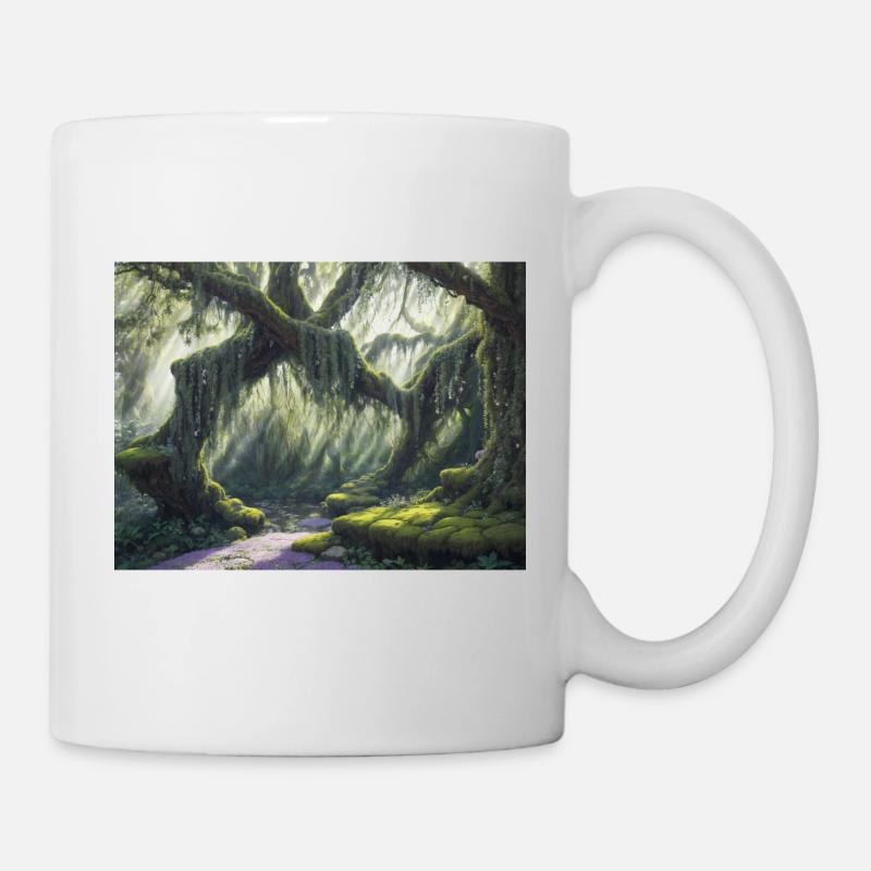 Forêt de magie - Mug blanc - blanc
