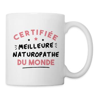 Zertifiziert bester Heilpraktiker der Welt - Tasse - Weiß - Rechts