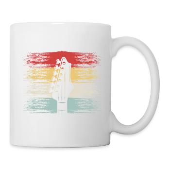 Electric Guitar Retro Gift Idea - Mug - white - Right