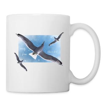be free as a bird - Mug - white - Right