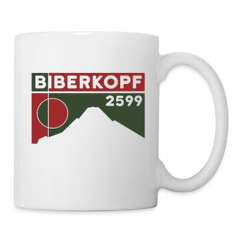 Biberkopf Höhe Wanderung Warth Schröcken Arlberg - Tasse - Weiß - Rechts