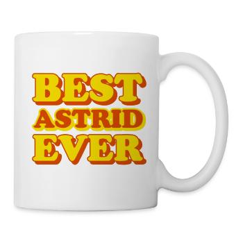 Astrid Vorname lustiges Geschenk - Tasse - Weiß - Rechts