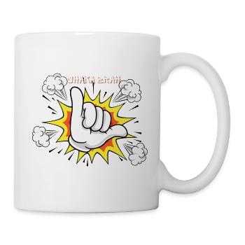 Shaka comic style - Tasse - Weiß - Rechts