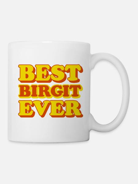 Birgit Vorname Lustiges Geschenk - Tasse - Weiß