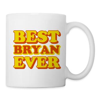 Bryan Prénom Drôle de cadeau - Mug blanc - blanc - Droite