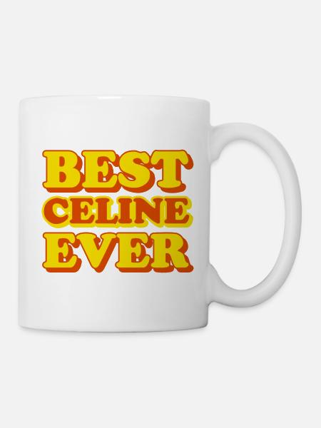 Céline Prénom Drôle de cadeau - Mug blanc - blanc