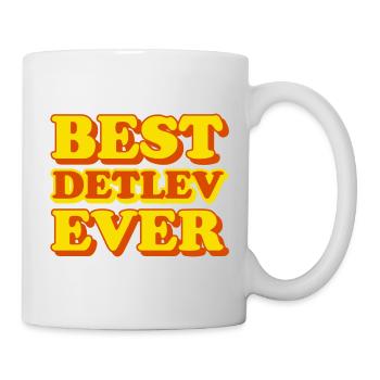 Detlev Vorname Lustiges Geschenk - Tasse - Weiß - Rechts