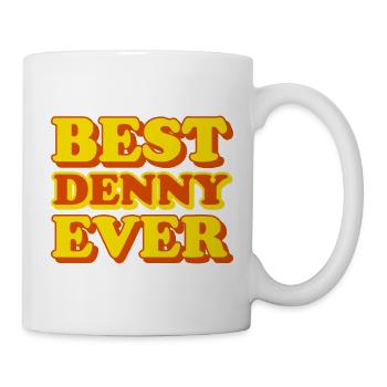 Denny Prénom Drôle de cadeau - Mug blanc - blanc - Droite
