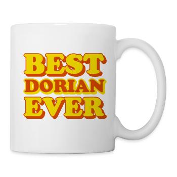 Dorian Vorname lustiges Geschenk - Tasse - Weiß - Rechts