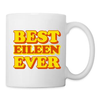 Eileen Vorname lustiges Geschenk - Tasse - Weiß - Rechts