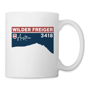 Wilder Freiger Bergtour Roter Grat Gipfel Höhe - Tasse - Weiß - Rechts