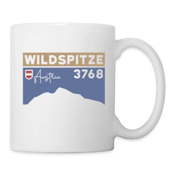 Wildspitze ski tour high tour normal route hike - Mug - white - Right