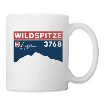 Wildspitze ski tour high tour normal route hike - Mug - white - Right