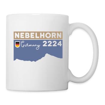 Nebelhorn Finisher Besteigung Wandern Oberstdorf - Tasse - Weiß - Rechts