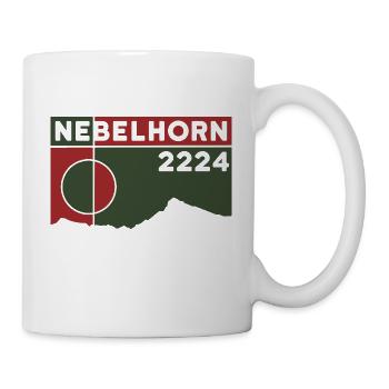 Nebelhorn Finisher Besteigung Wandern Oberstdorf - Tasse - Weiß - Rechts