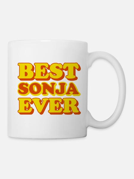 Sonja Vorname lustiges Geschenk - Tasse - Weiß