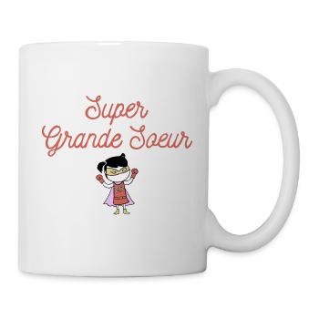 SUPER GRANDE SOEUR - Mug blanc - blanc - Droite