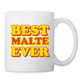 Malte Vorname lustiges Geschenk - Tasse - Weiß - Rechts