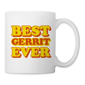 Gerrit Prénom Drôle de cadeau - Mug blanc - blanc - Droite