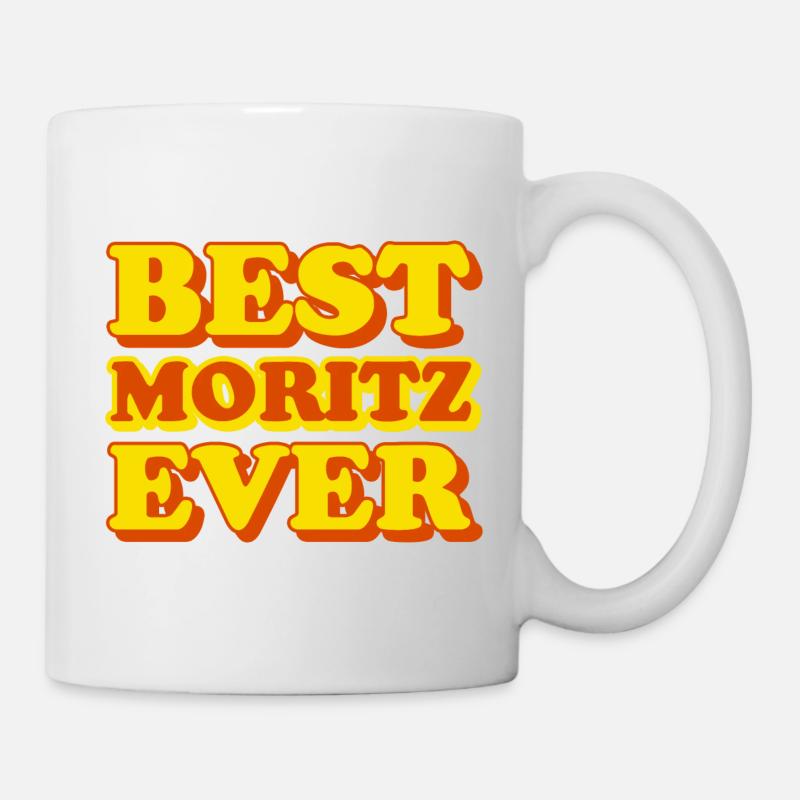 Moritz Vorname Witziges Geschenk - Tasse - Weiß