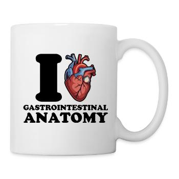 I love gastrointestinal anatomy - Mug - white - Right