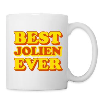 Jolien Vorname lustiges Geschenk - Tasse - Weiß - Rechts
