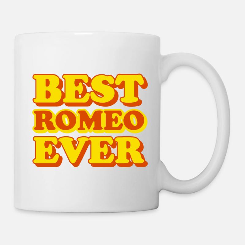 Roméo Prénom Drôle de cadeau - Mug blanc - blanc
