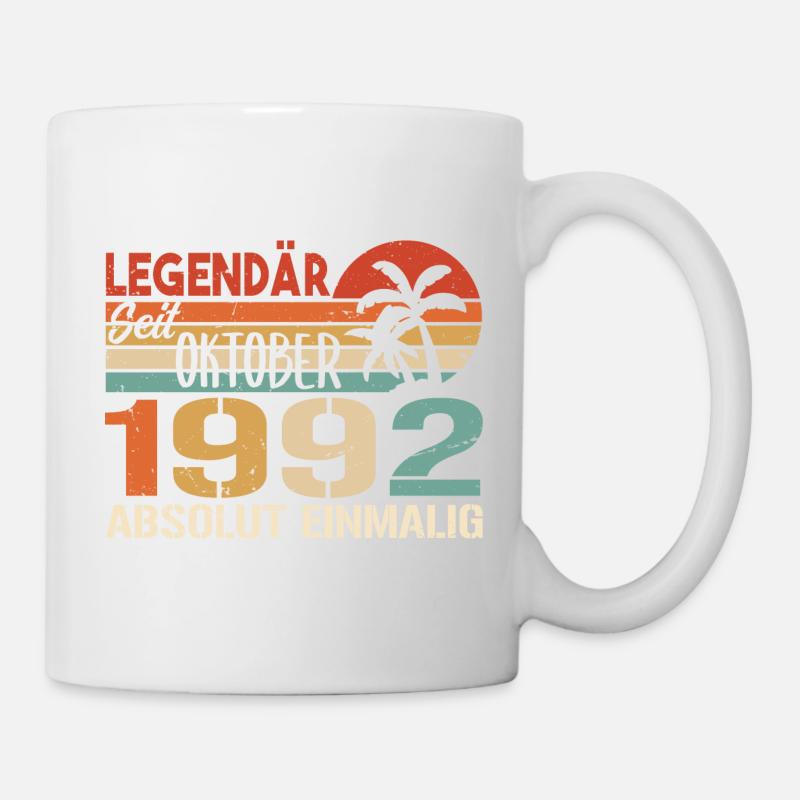 Legenden werden im Oktober 1992 geboren - 1992 - Tasse - Weiß