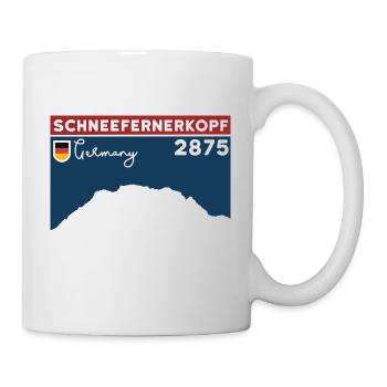 Schneefernerkopf Zugspitze Besteigung Souvenir - Tasse - Weiß - Rechts