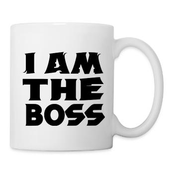 je suis le chef - Mug blanc - blanc - Droite