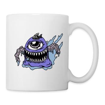 Monster - Tasse - Weiß - Rechts