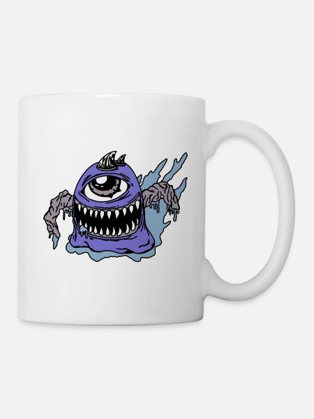 Monster - Tasse - Weiß