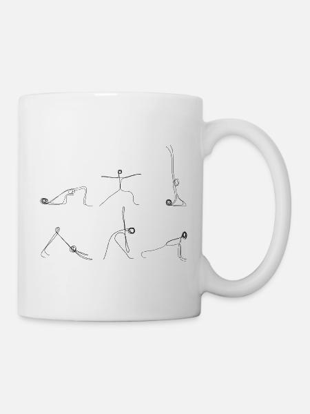Yoga Posen Guide - For Yoga Nerds - Tasse - Weiß