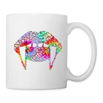 Groovy Vampirelips Coloré - Mug blanc - blanc - Droite