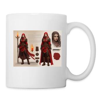 red hood girl - Mug - white - Right