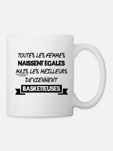 Humour - basketteuses - Mug blanc - blanc