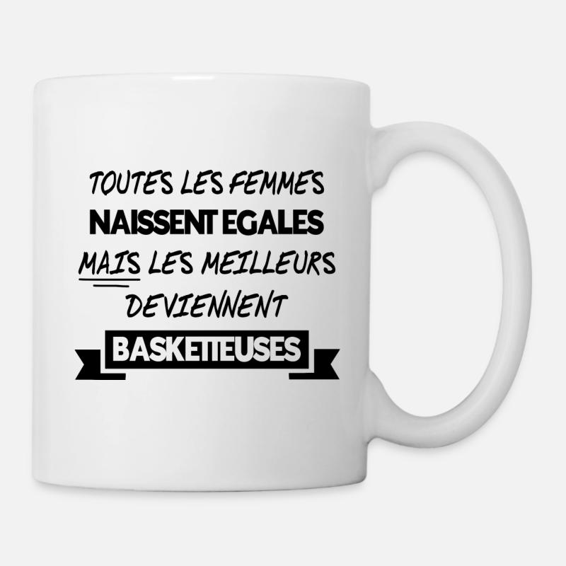 Humour - basketteuses - Mug blanc - blanc