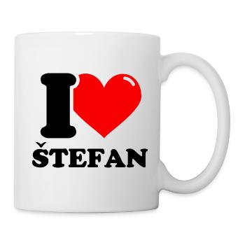 J’adore stefan Prénom - Mug blanc - blanc - Droite