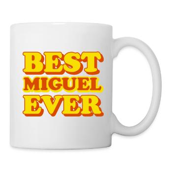Funny gift with first name Miguel - Mug - white - Right