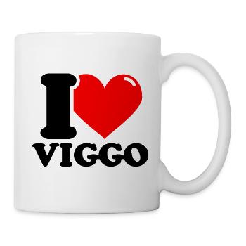 J’adore viggo Prénom - Mug blanc - blanc - Droite