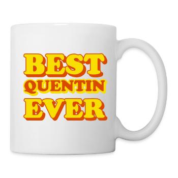 Quentin Vorname Lustiges Geschenk - Tasse - Weiß - Rechts