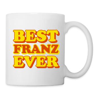 Franz Vorname Lustiges Geschenk - Tasse - Weiß - Rechts