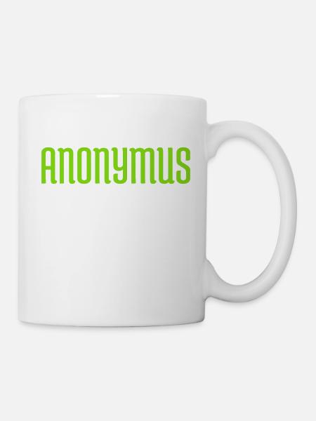 ANONYMUS - Tasse - Weiß