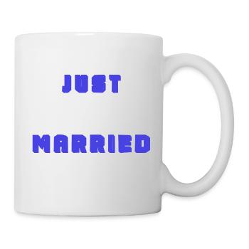 ICH HABE GERADE GEHEIRATET. Junggesellinnenabschied. VALENTINSTAG. PAAR. LIEBE - Tasse - Weiß - Rechts