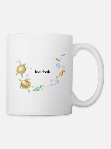 Homebody (black text) - Mug - white